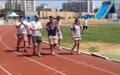 Les folklos du Rugby Club défilent à la fête du club de Courbevoie